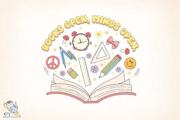 Back to School Books Open, Minds Open