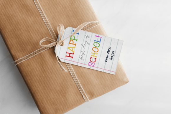 Back to School Gift Tag Template: A Simple and Customizable Digital Solution
