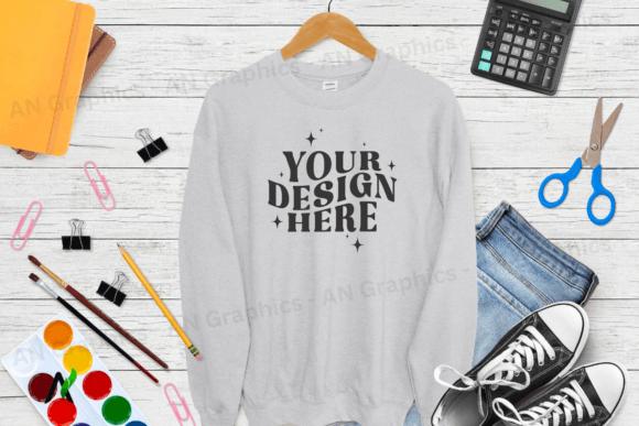 Back to School Gildan 18000 Mockup 0114: A Versatile Tool for Designers