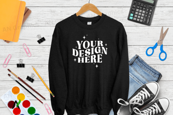 Back to School Gildan 18000 Mockup 0115
