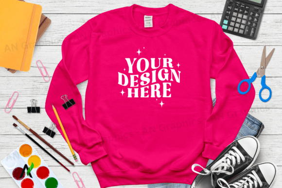 Back To School Gildan 18000 Mockup - 070