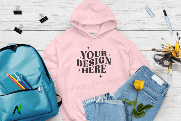 Back to School Gildan 18500 Mockup - 015