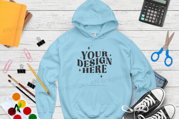 Back to School Gildan 18500 Mockup - 049: A Versatile Tool for Designers