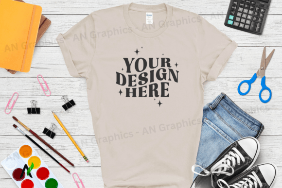Back to School Gildan 5000 Mockup - 0255