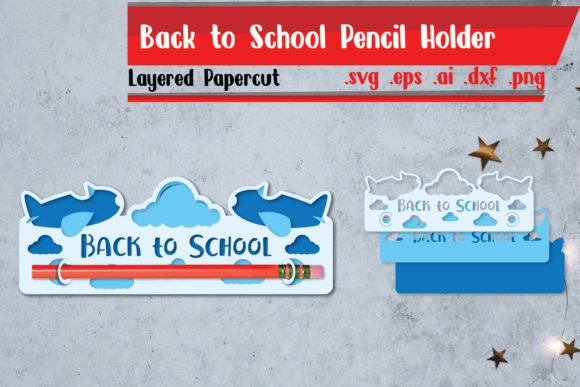 Back to School Pencil Holder Papercut: A Simple, Creative Craft Project