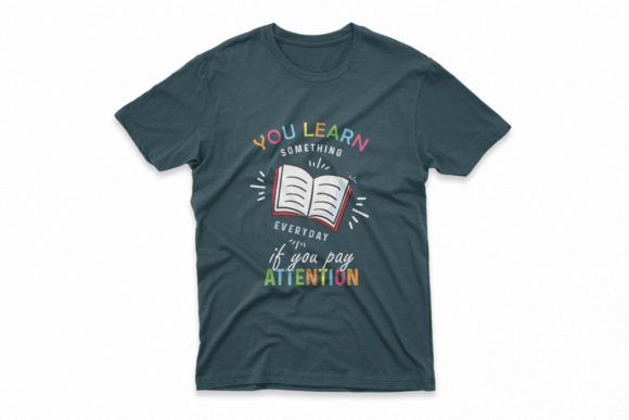 Back to School T-shirt Colorful Book
