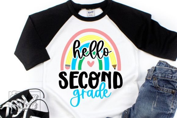 Hello 2nd Grade Two SVG - Back to School: A Versatile Design for Educators and Creators