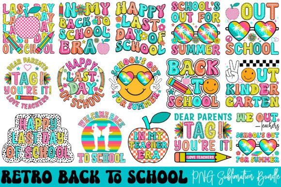 Retro Back to School PNG Sublimation Bun